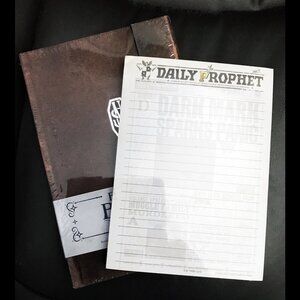 Fantastic Beasts Newt Scamander Hardcover Ruled Journal & Daily Prophet Notepad